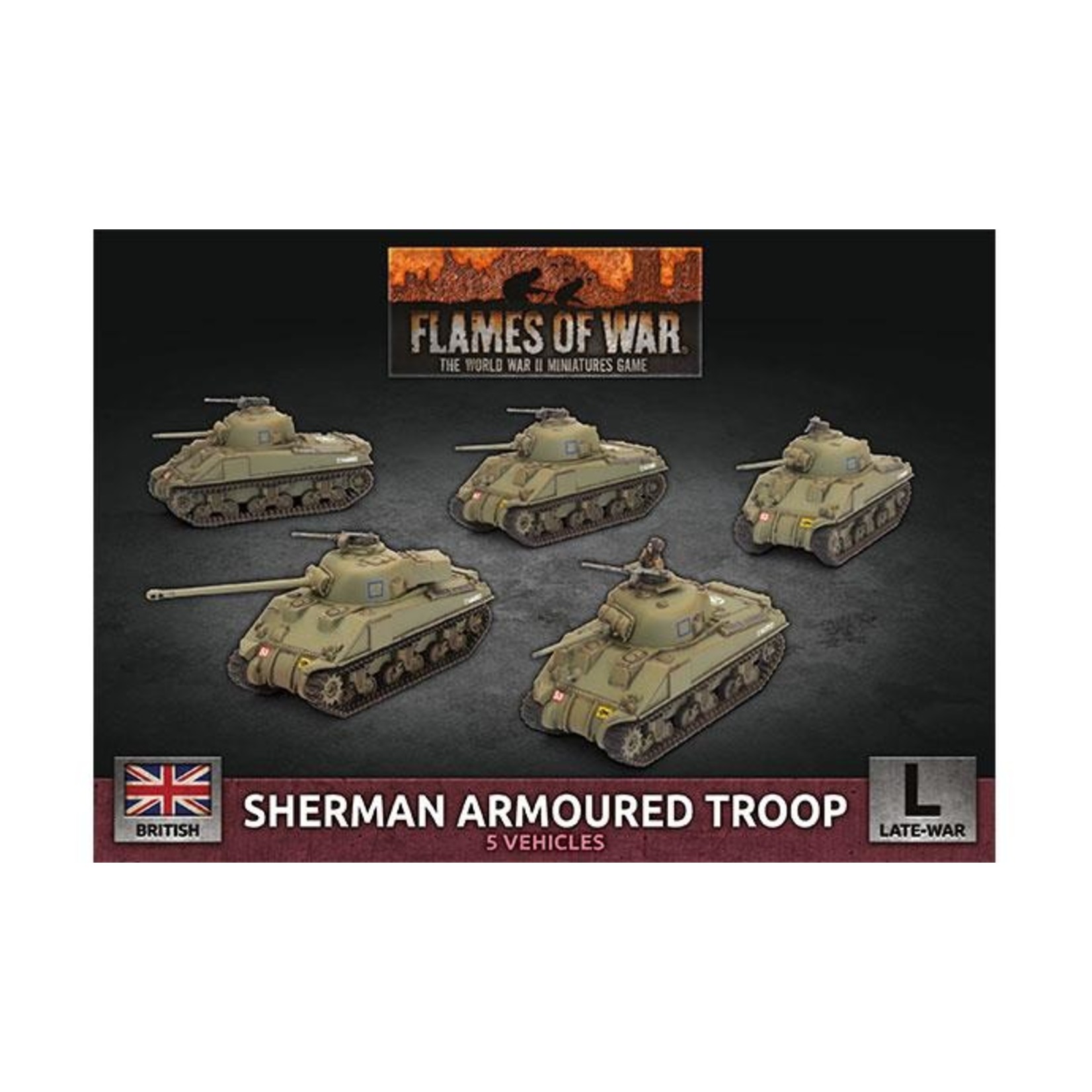 Flames of War Flames of War: British Sherman Armoured Troop