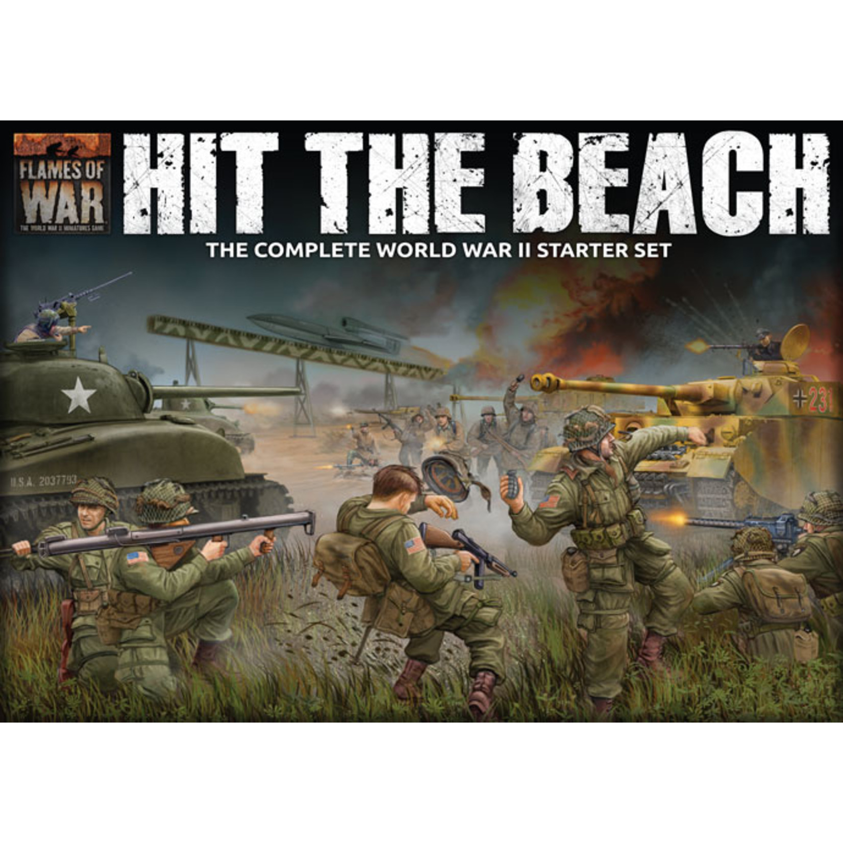 flames of war hit the beach