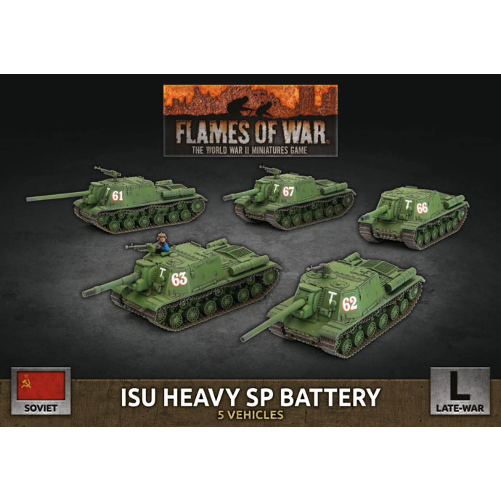 Flames of War Flames of War: Soviet ISU Heavy SP Battery