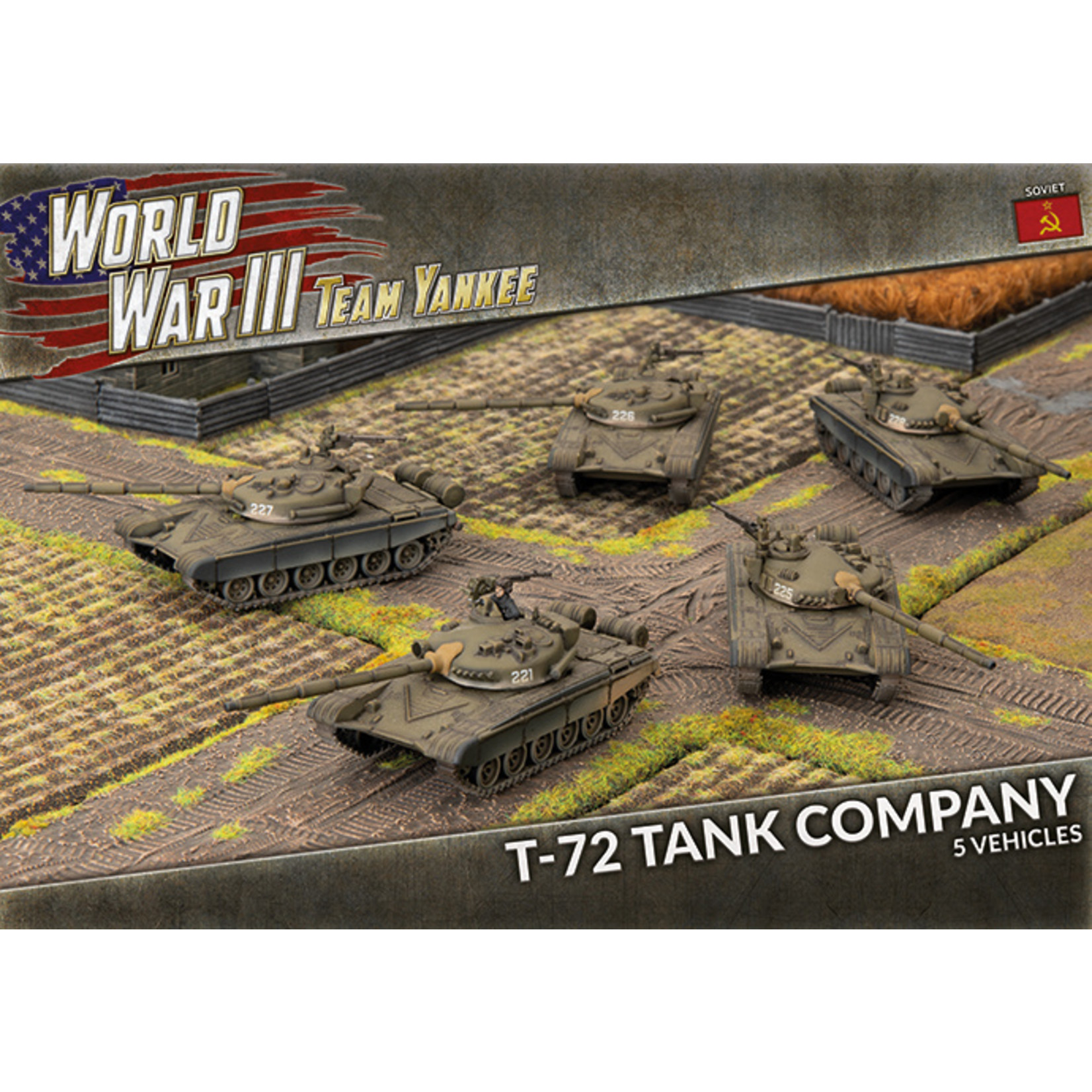 Battlefront Team Yankee: Soviet T-72B Tank Company