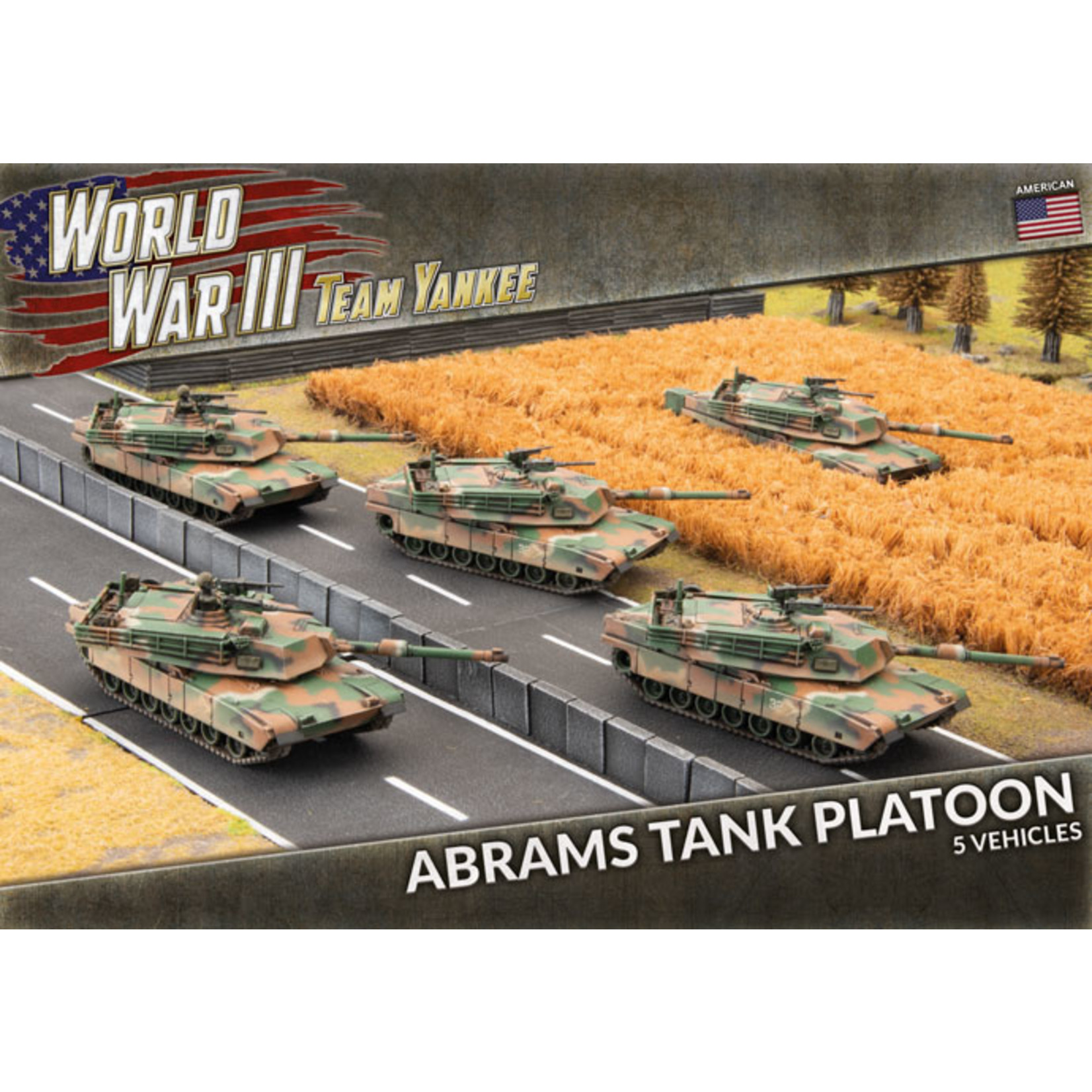 Battlefront Team Yankee: American Abrams Tank Platoon