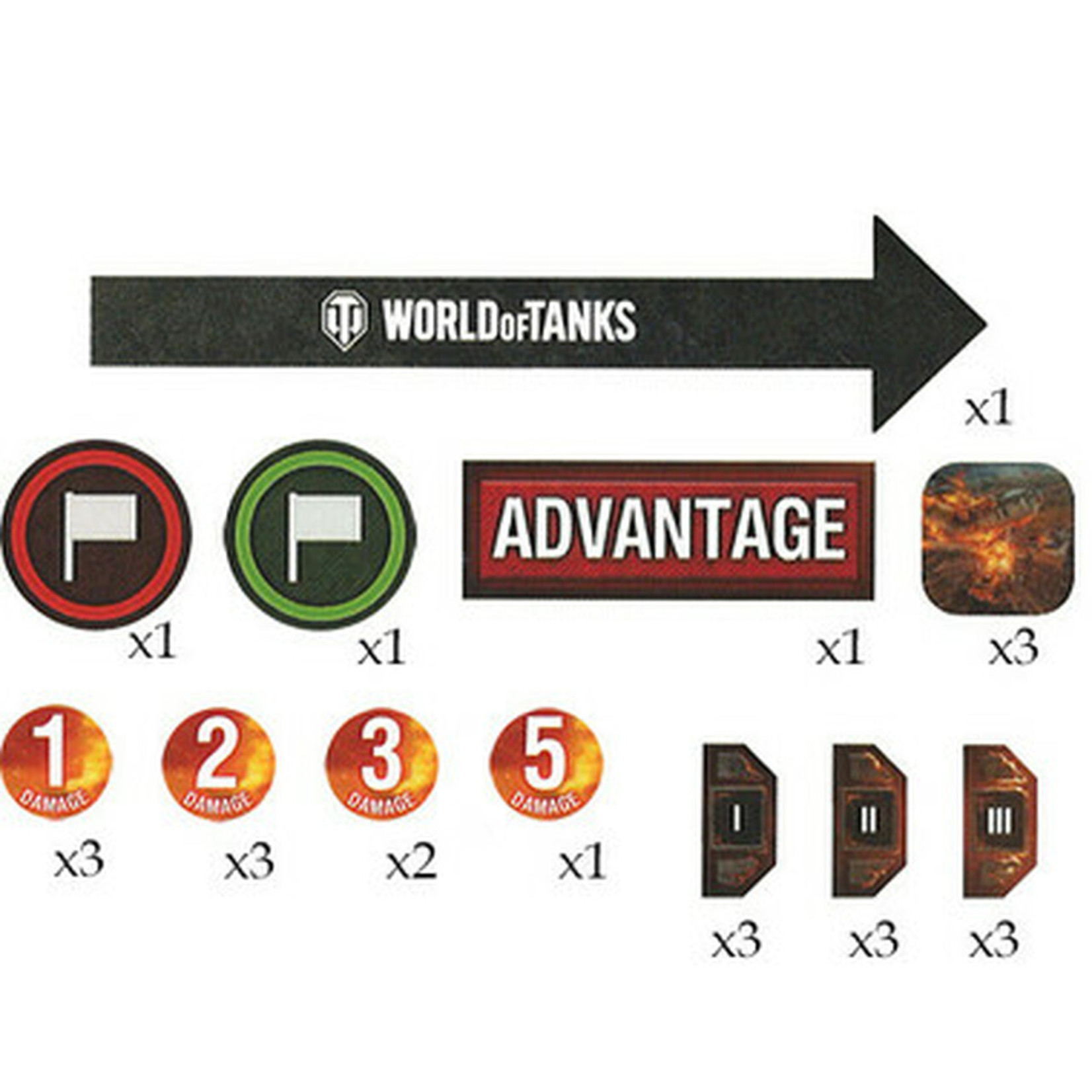 Flames of War Flames of War: Gaming Tokens