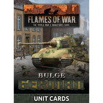 Flames of War Flames of War: Bulge German Unit Cards