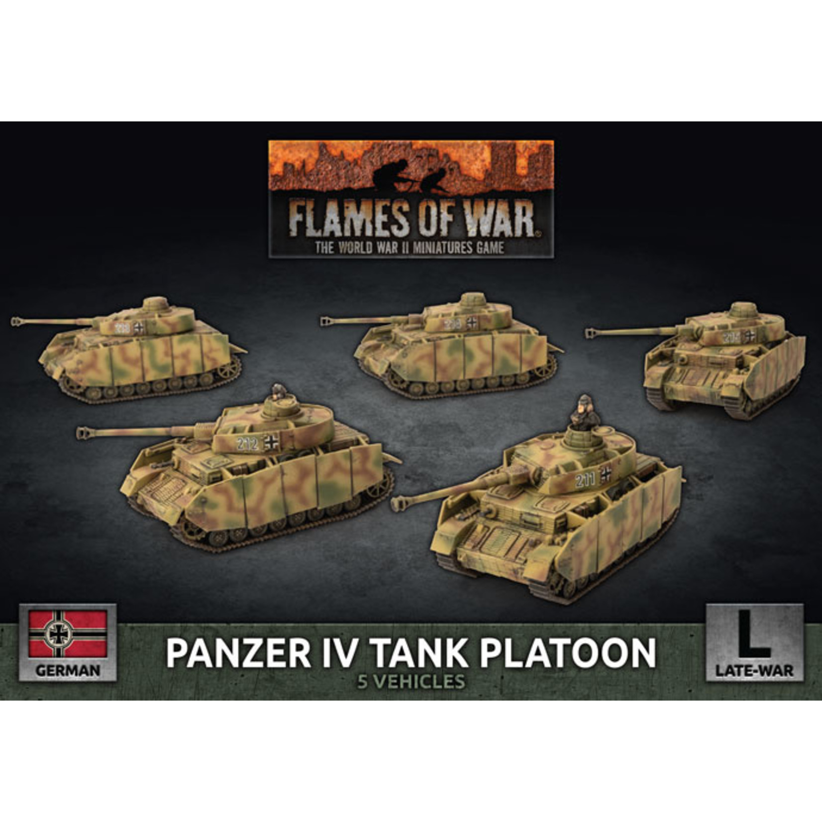 Flames of War Flames of War: German Panzer IV Tank Platoon