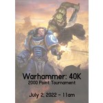 The Wargamers Guild 40K Tournament - 7/2/22