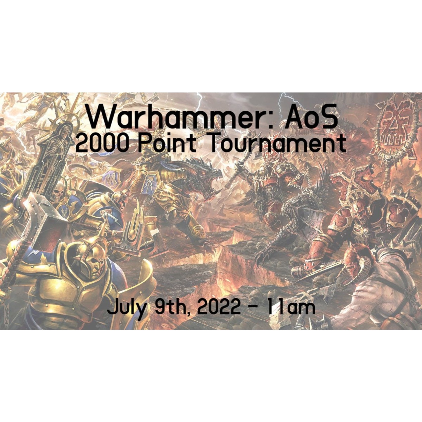 The Wargamers Guild Age of Sigmar Tournament - 7/9/22