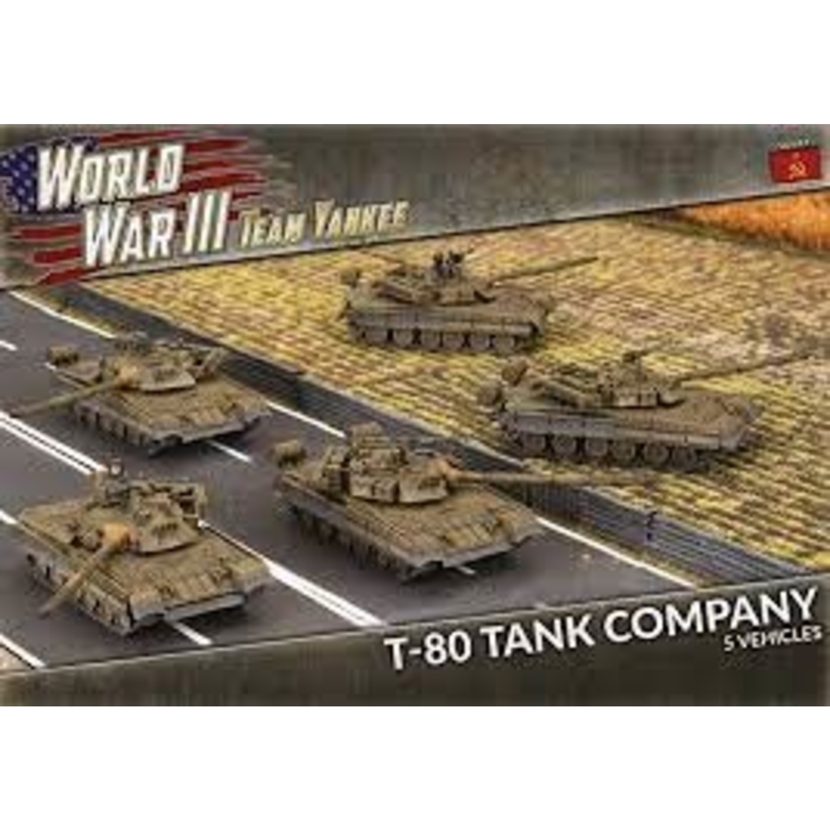 T-80 Tank Company (WWIII x5 Tanks Plastic)