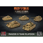 Flames of War Flames of War: Panzer IV Tank Platoon (Late War x5 Tanks Plastic)