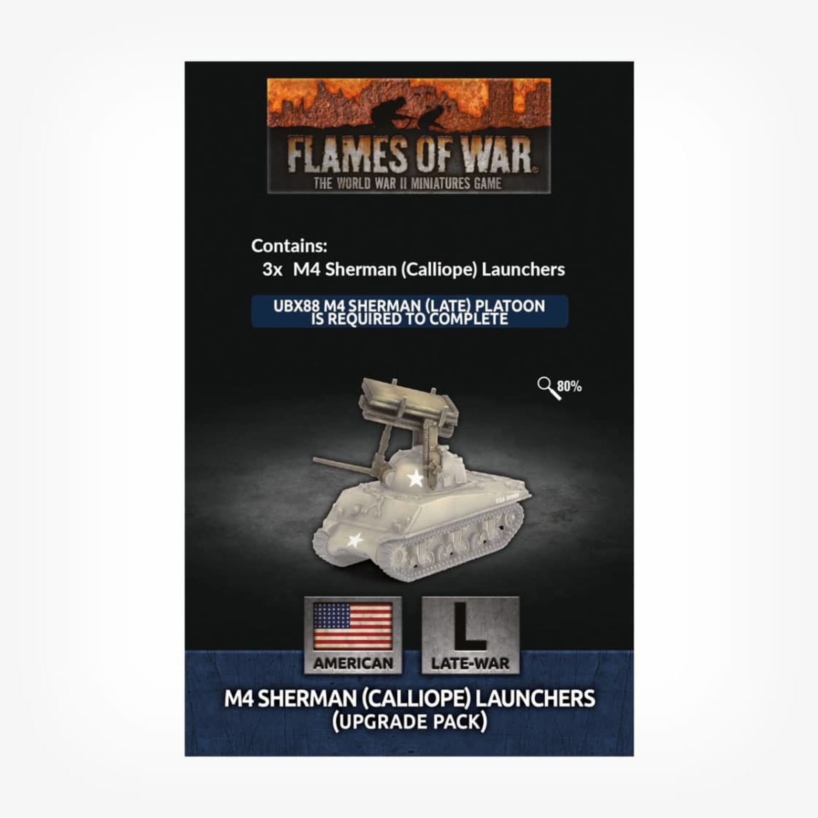Flames of War Flames of War: American M4 Sherman (Calliope) Launchers (Upgrade Pack)