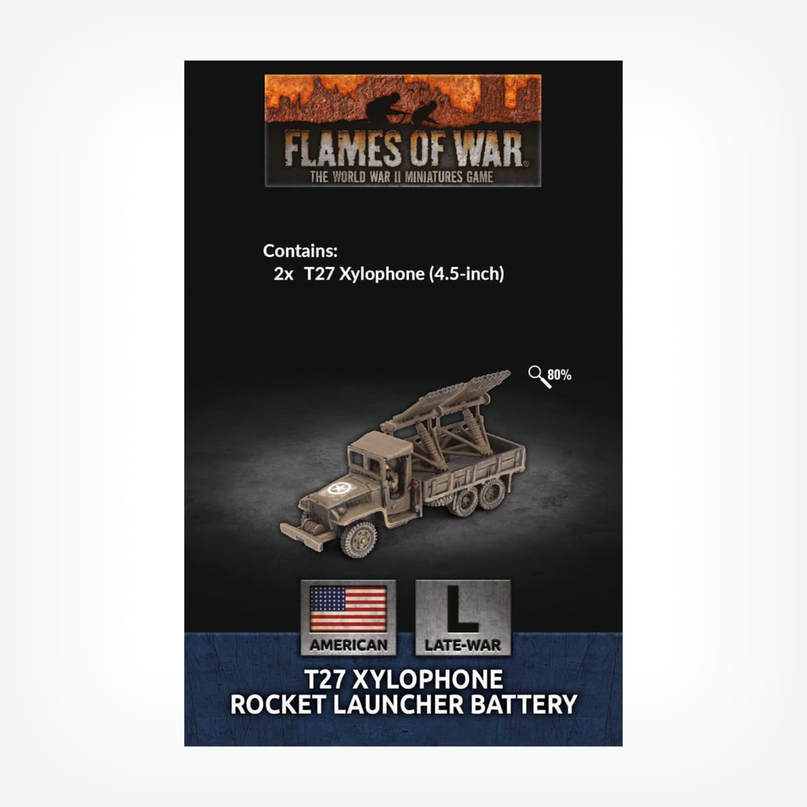Flames of War Flames of War: American T27 Xylophone Rocket Launcher Battery