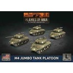 Flames of War Flames of War: M4 Jumbo Platoon (x4 Plastic)