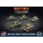 Flames of War Flames of War: M4 Easy Eight (76mm) Platoon (x5 Plastic)