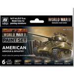 WWII American Armour & Infantry Paint Set