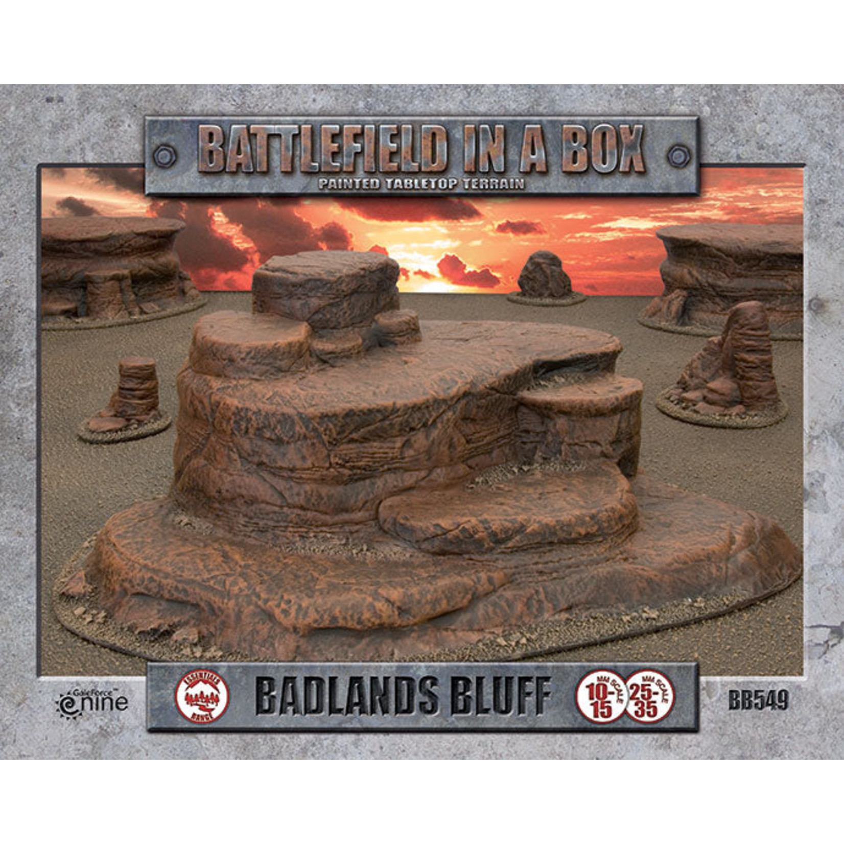 Battlefield in a Box Badlands: Bluff - Mars
