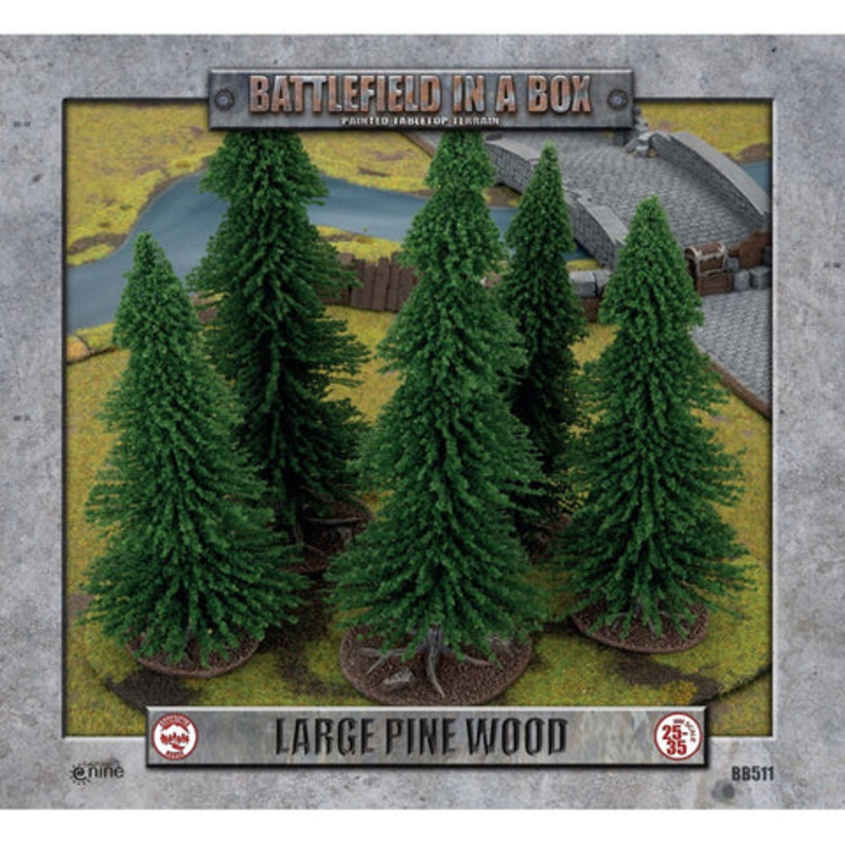 Battlefield in a Box Large Pine Wood