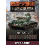 Flames of War Flames of War: Bulge British Unit Cards