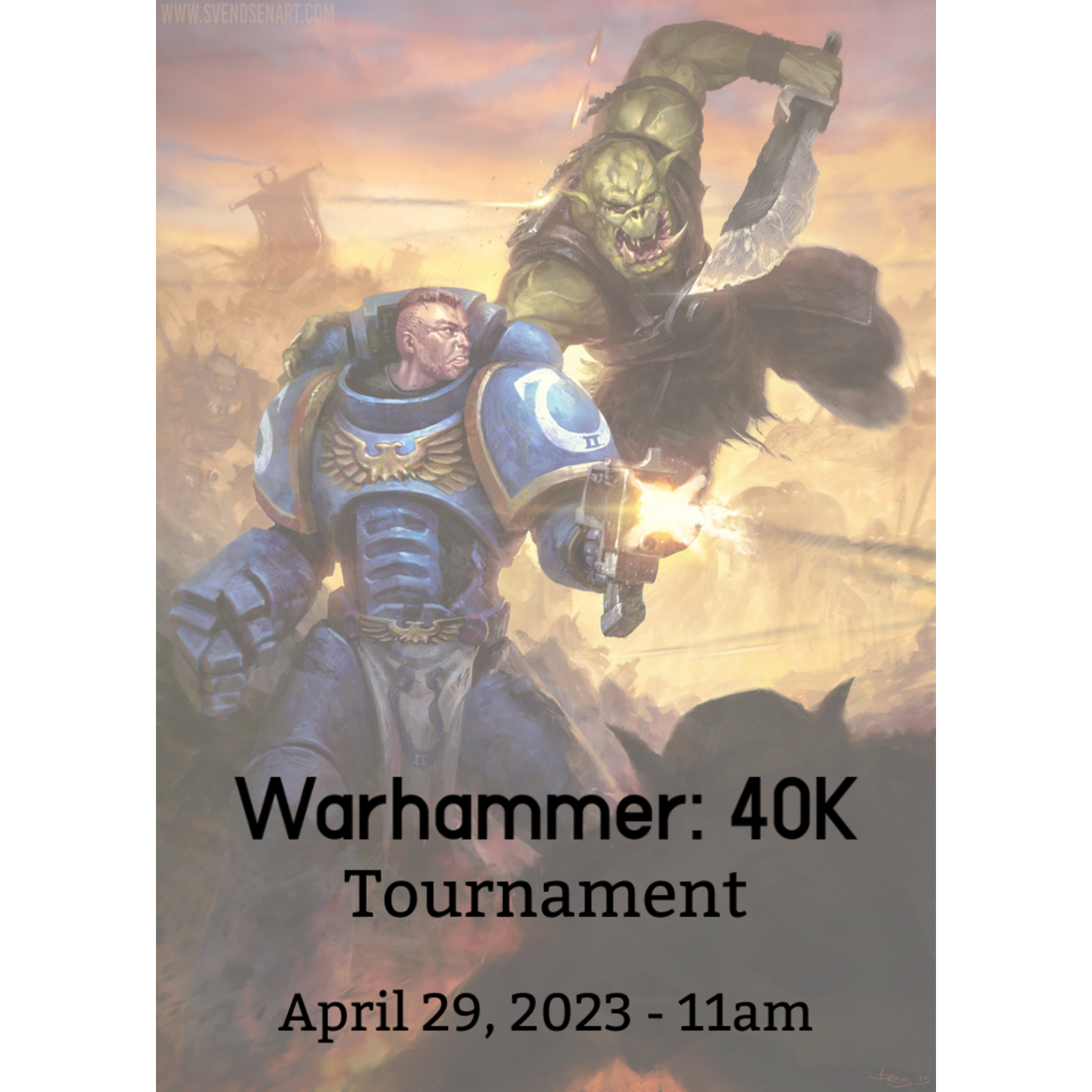 Warhammer: 40K Tournament 1K - 4/29/23