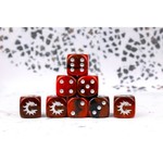 Conquest Conquest Logo on Red and Black Dice "First Blood"