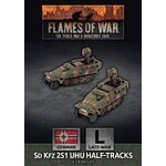 Flames of War: German SD KFZ 251 UHU Half- Tracks