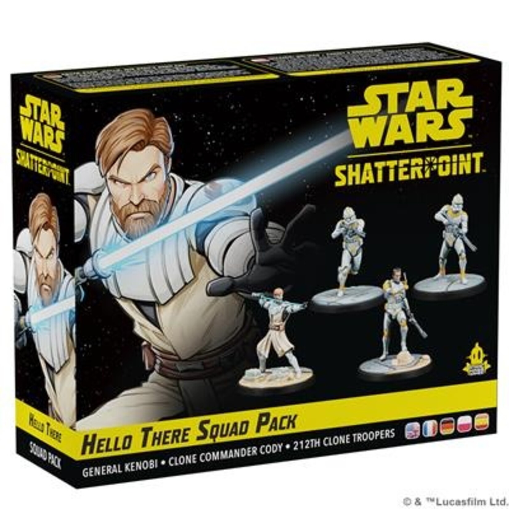 AMG Star Wars: Shatterpoint Hello There- General Obi-Wan Kenobi Squad Pack