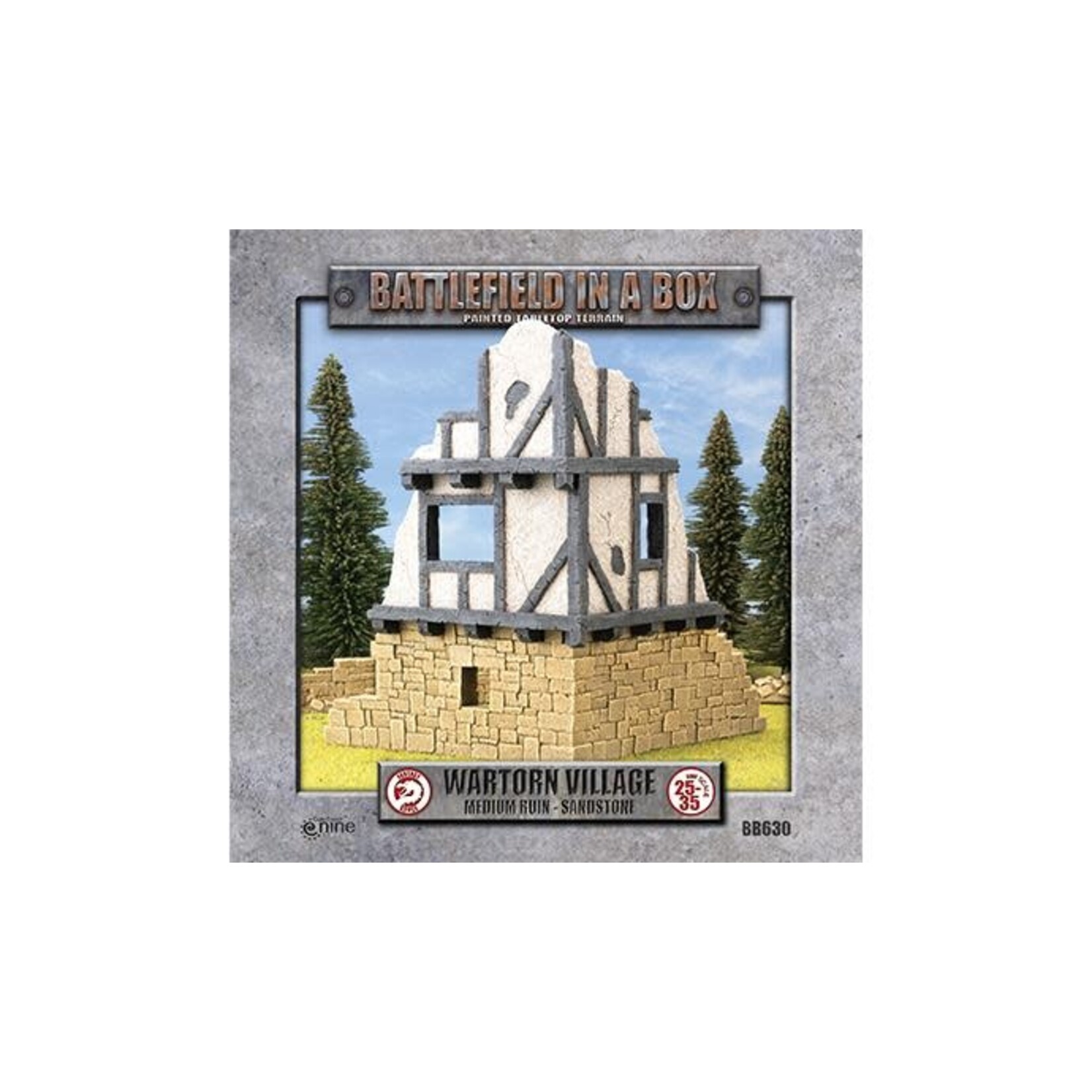 Wartorn Village: Medium Ruin (x1)