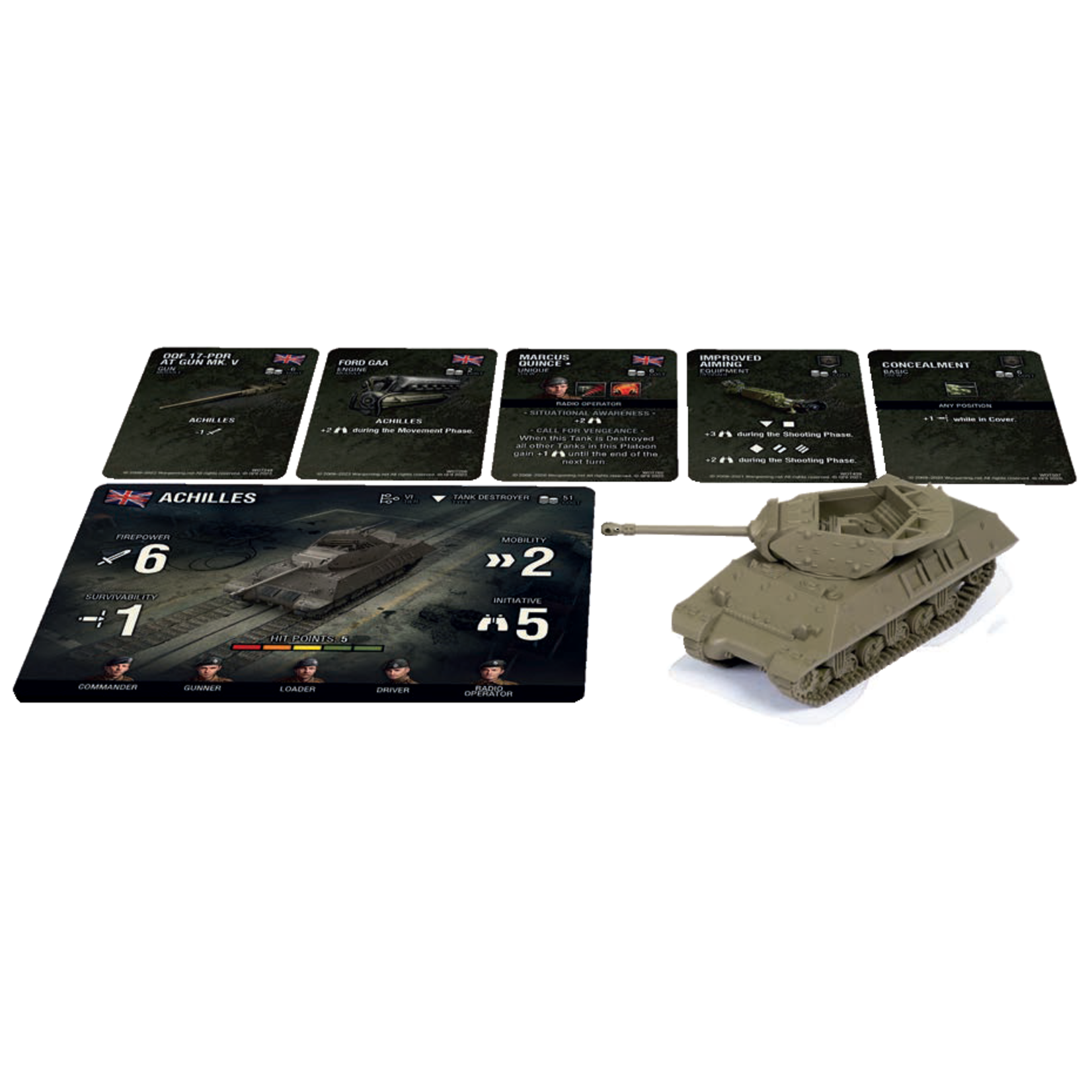Gale Force 9 World of Tanks Expansion: British Achilles