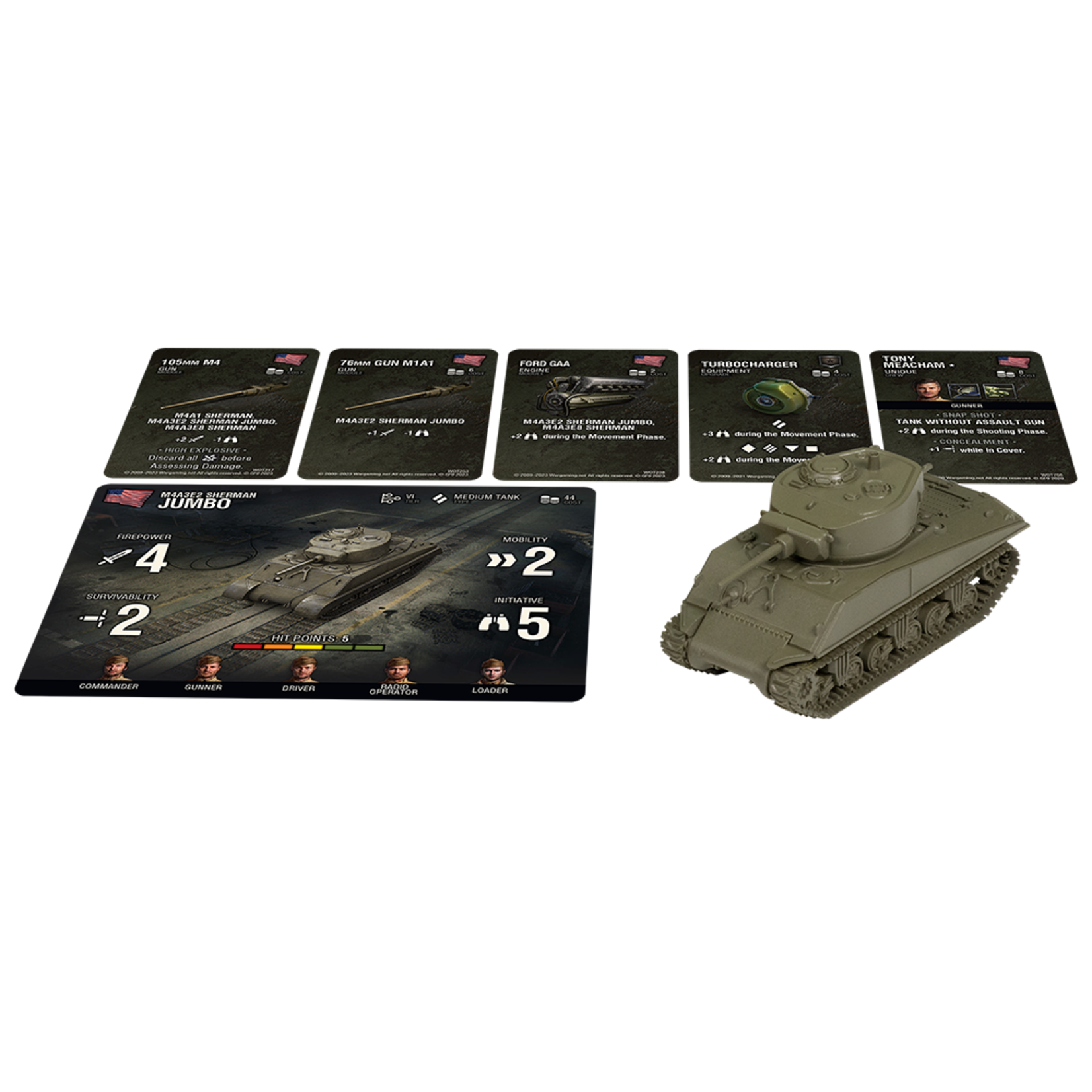 Gale Force 9 World of Tanks Expansion: American M4A3E2 Sherman Jumbo