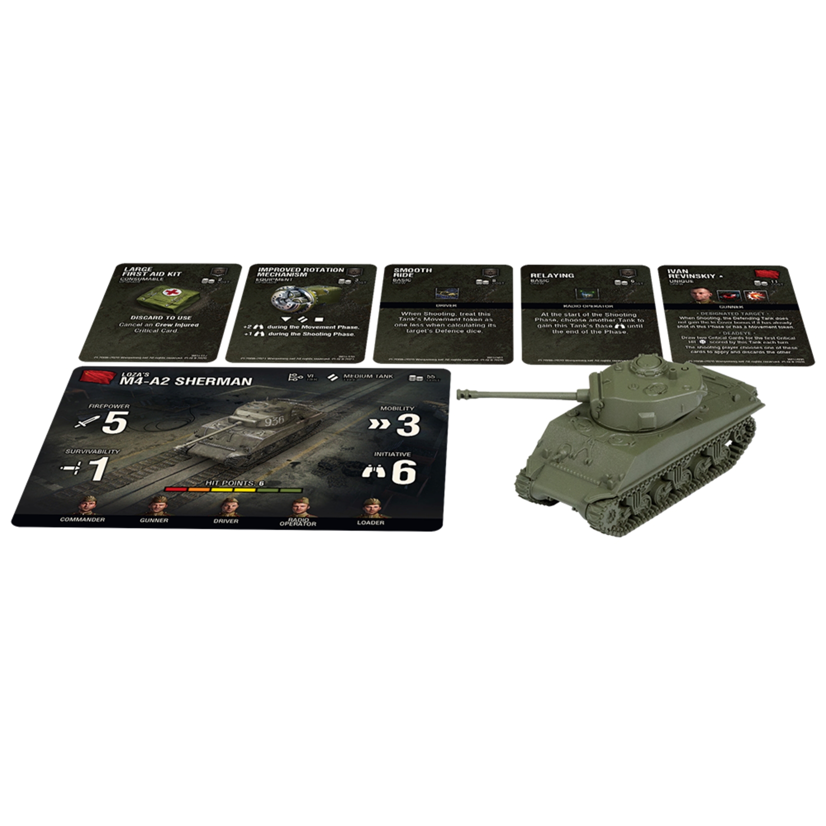 Gale Force 9 World of Tanks Expansion: Soviet Lozas M4-A2 Sherman