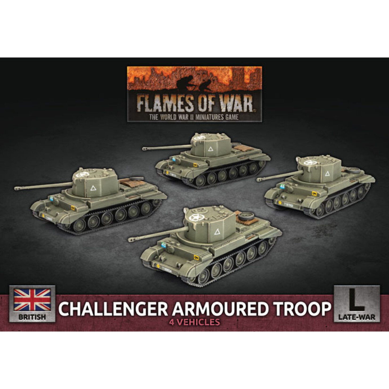 Battlefront Flames of War: British Challenger Armoured Troop