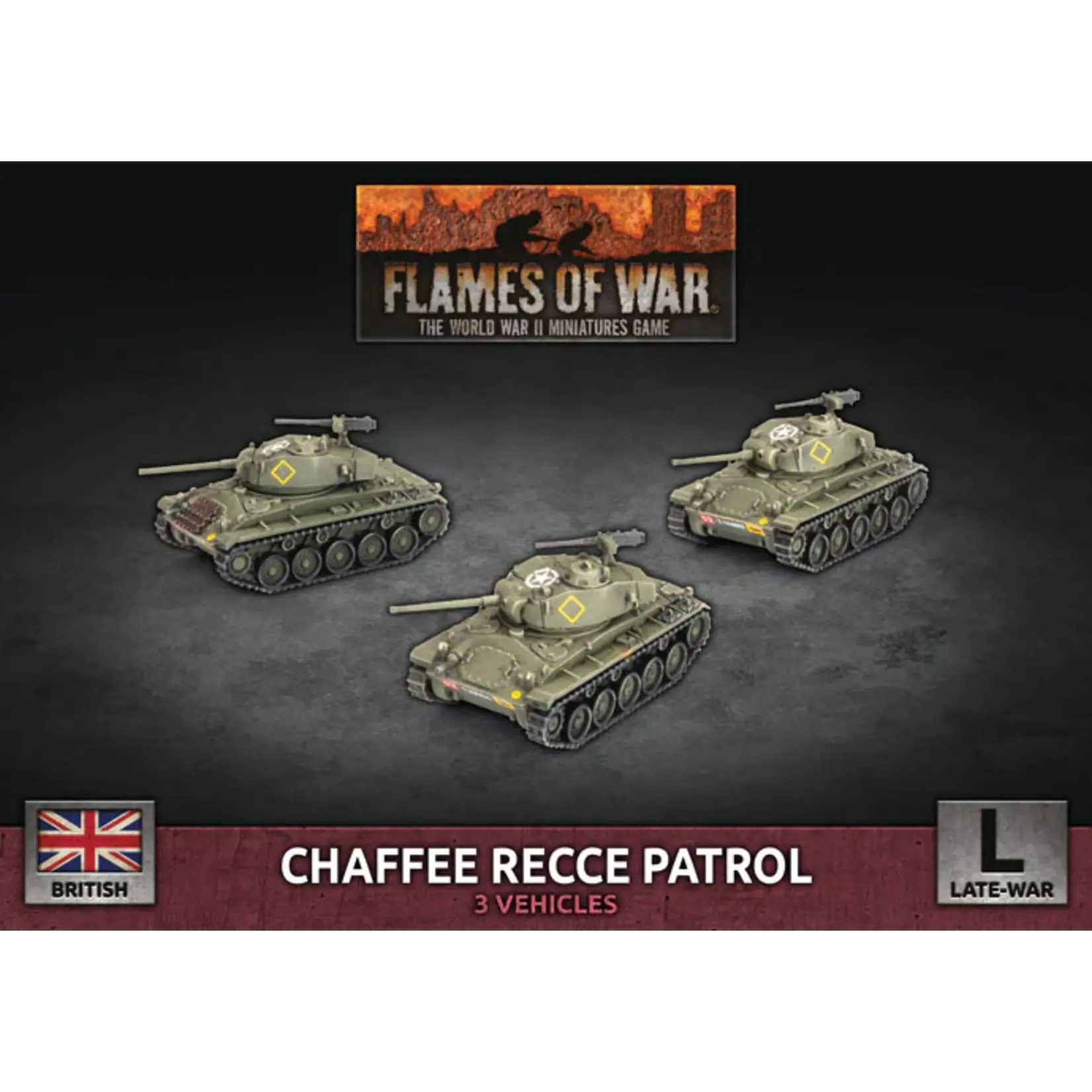 Battlefront Flames of War: British Chaffee Recce Patrol