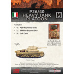 Battlefront Flames of War: IBX21 P26/40 - 75mm Tanks (x4)