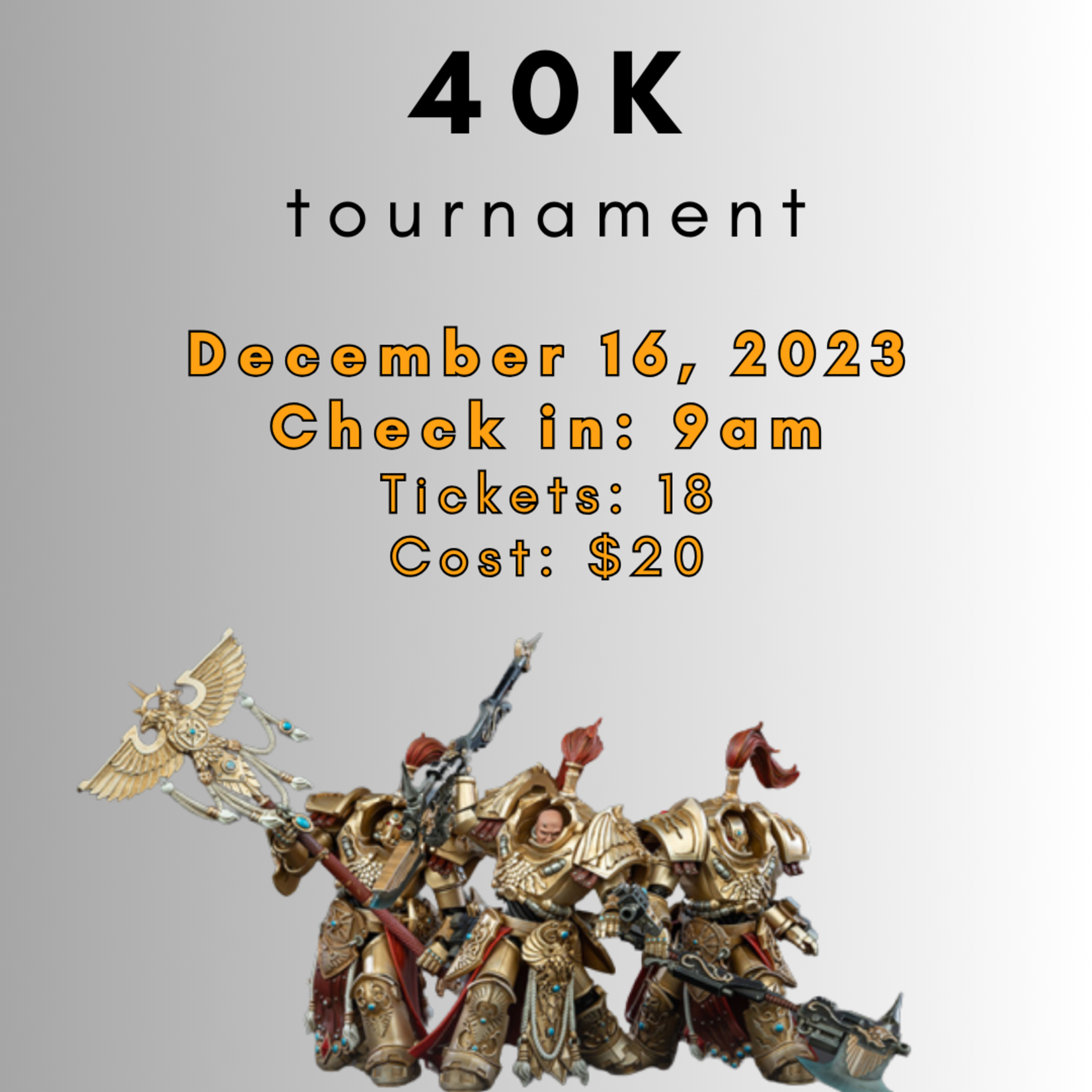12/16/23 - 40K Tournament