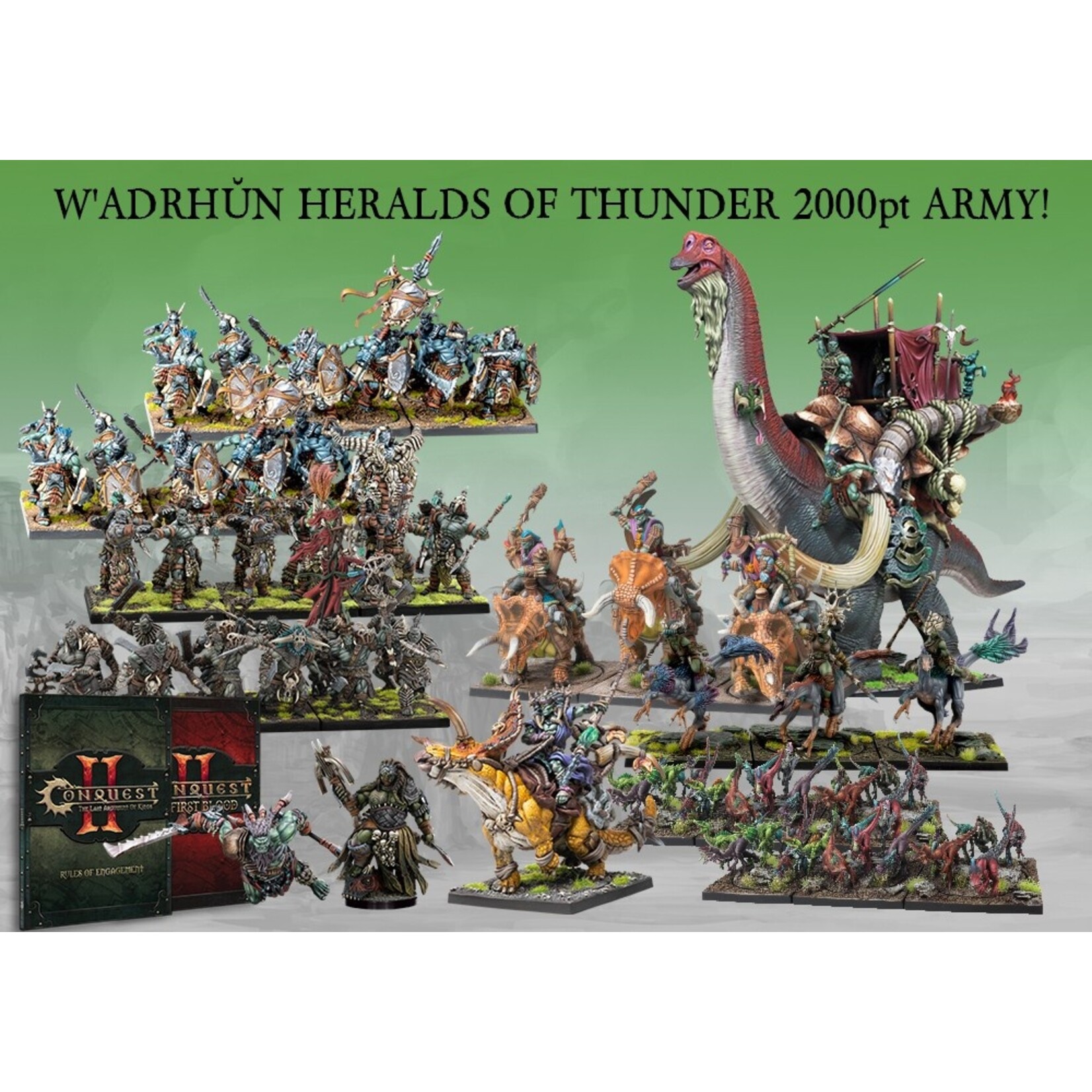 Conquest Heralds Of Thunder 2000pt Army - W’adrhŭn
