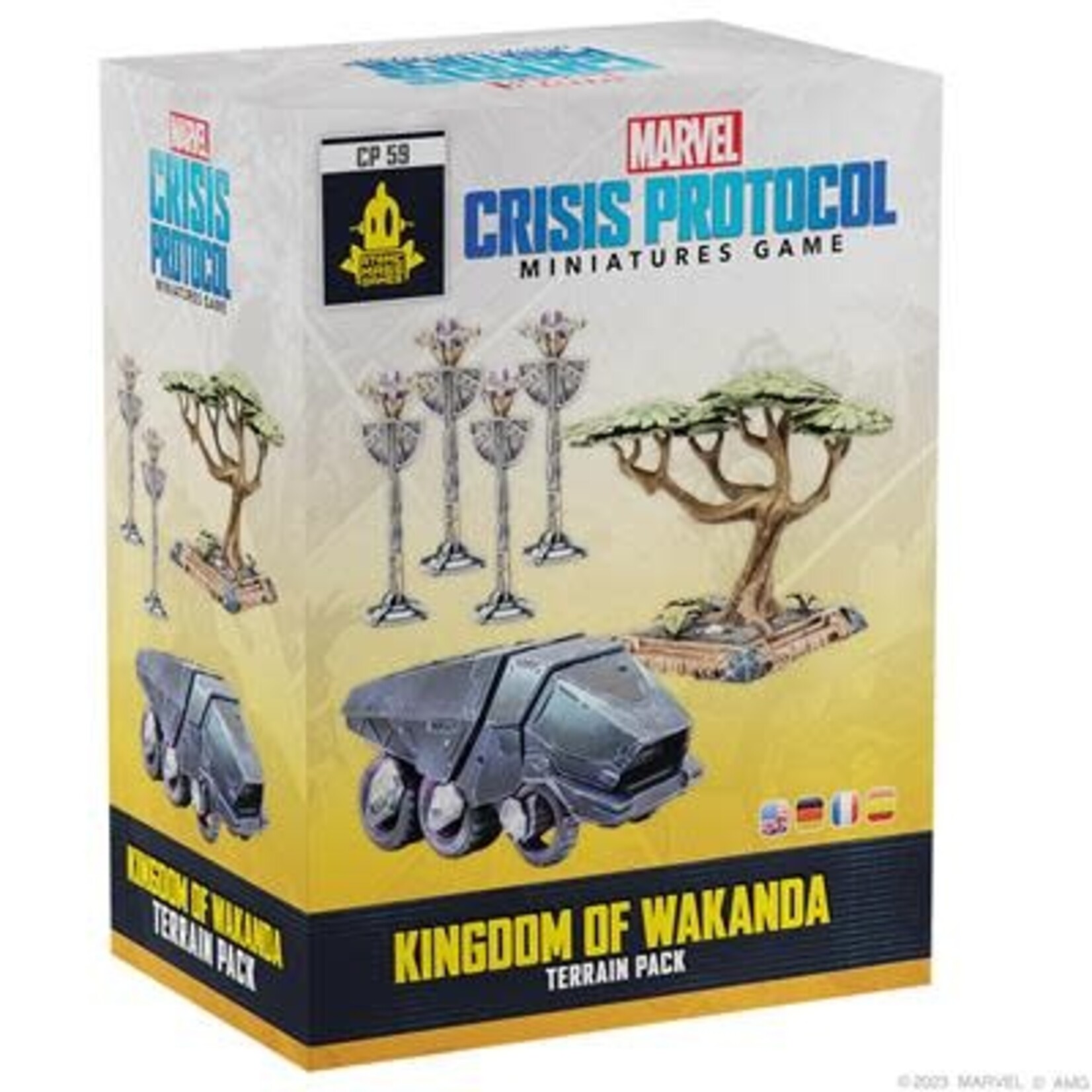 AMG Marvel: Crisis Protocol - Kingdom of Wakanda Terrain Pack