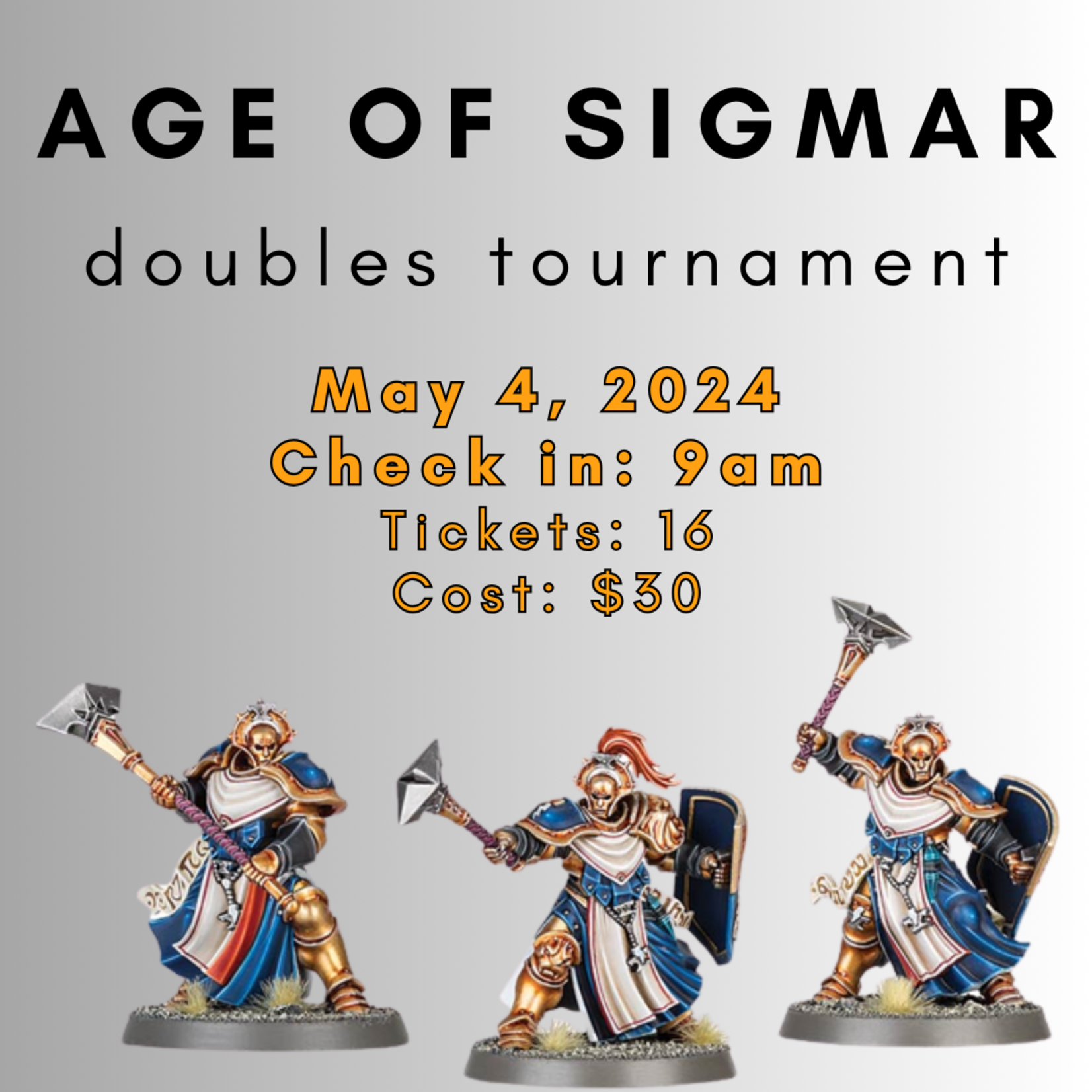 5/04/24 - Age of Sigmar Doubles Tournament