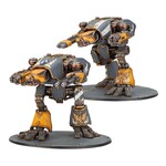 Games Workshop Legions Imperialis: Warhound Scout Titans With Turbo-Laser Destructors and Vulcan Mega-bolters