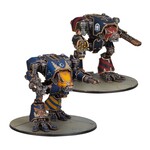 Games Workshop Legions Imperialis: Warhound Titans with Ursus Claws and Melta Lances