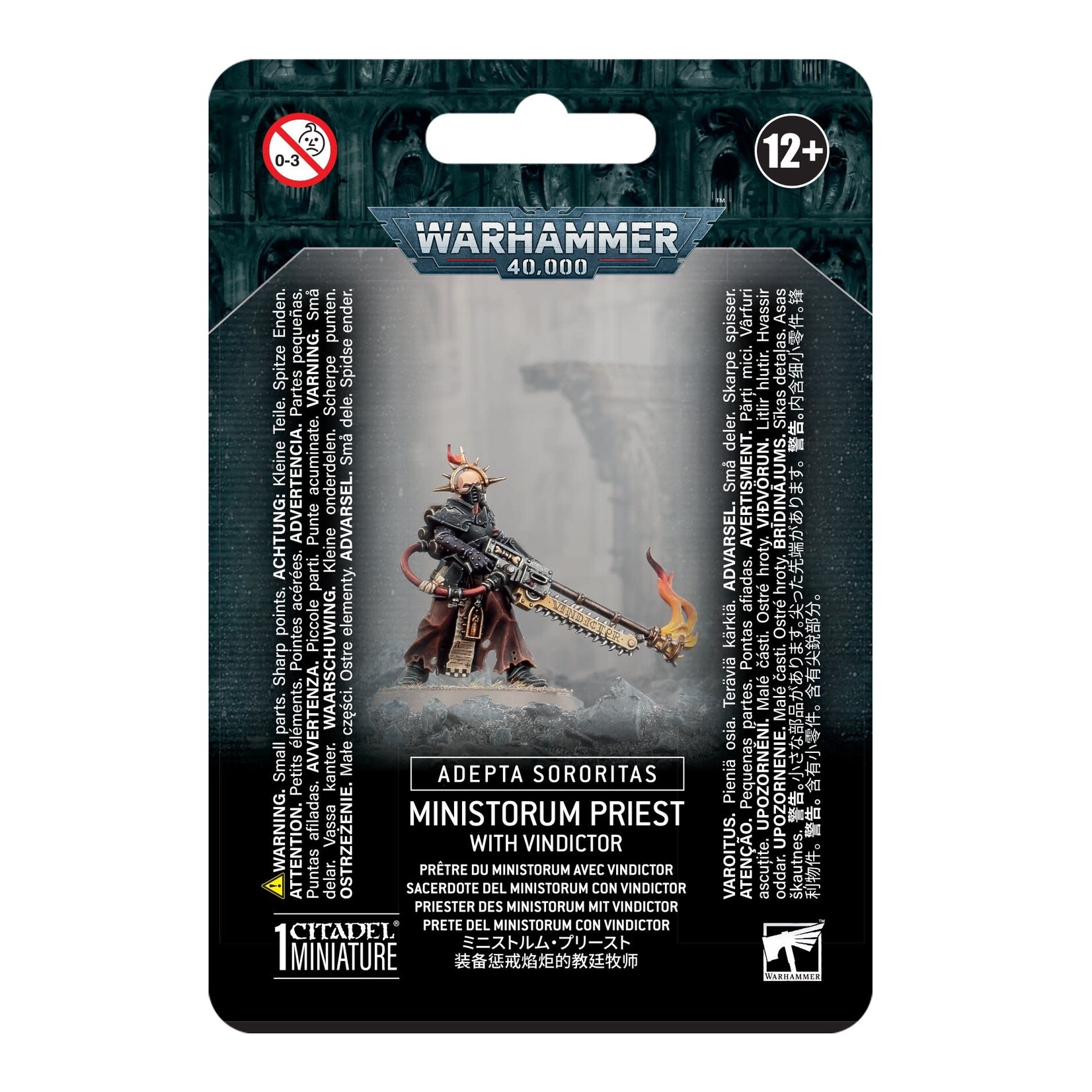 Games Workshop Ministorum Priest with Vindicator