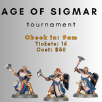 07/05/25 - Age of Sigmar Tournament (9AM)