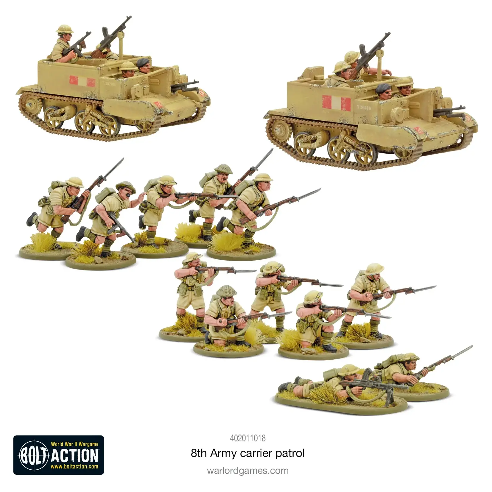 Warlord Games Bolt Action: 8th Army Carrier Patrol (British)