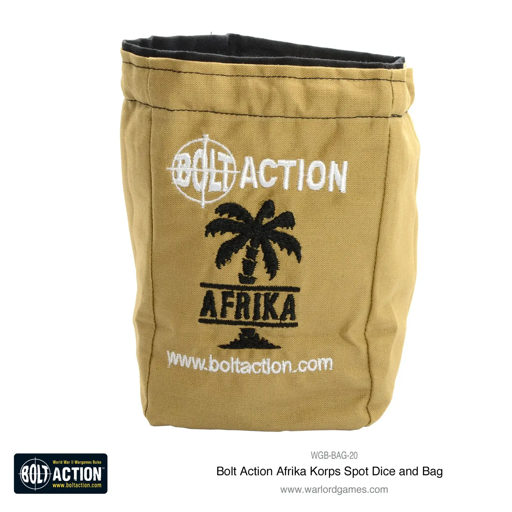 Warlord Games Bolt Action: Afrika Korp Dice Bag