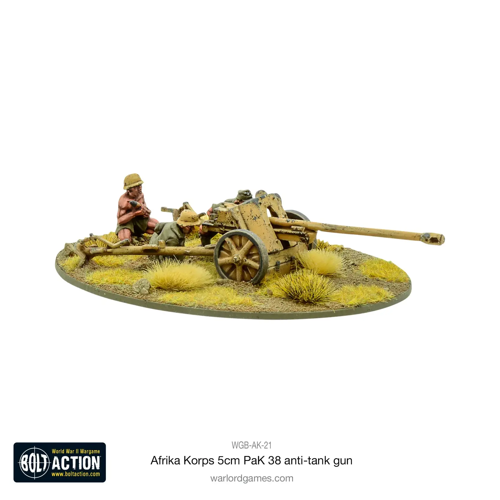 Warlord Games Bolt Action: Afrika Korps 5cm Pak38 Anti-Tank Gun (Germany)