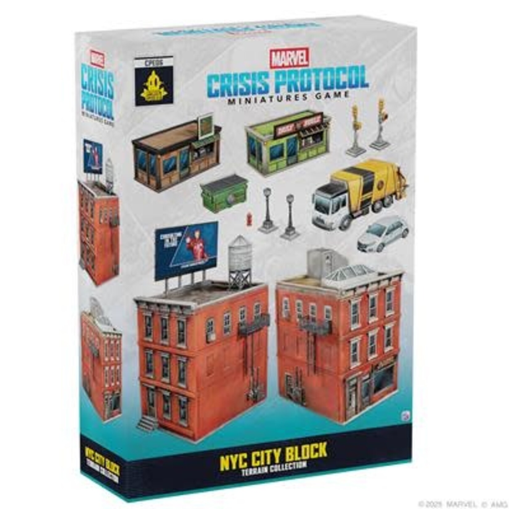 Marvel: Crisis Protocol - NYC City Block Terrain Collection