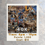 02/10/26 - 40K Mini Tournament (6PM)