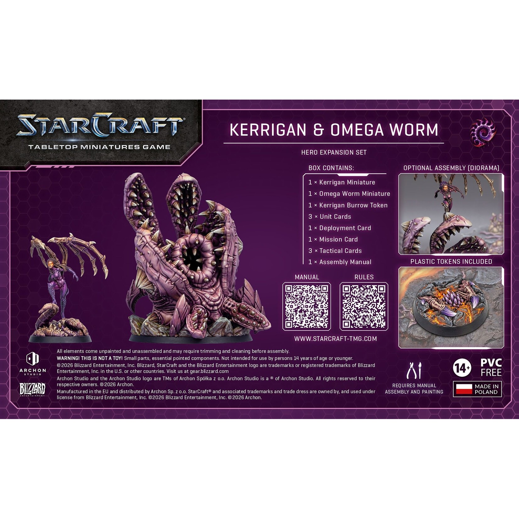 Zerg - Kerrigan & Omega Worm