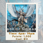 07/21/26 - Age of Sigmar Mini Tournament (6PM)
