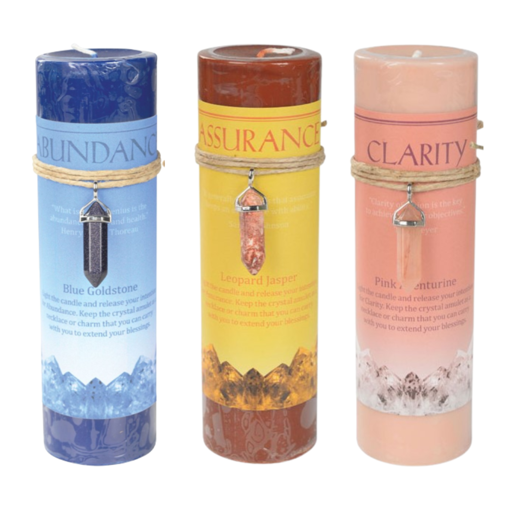 Benjamin International Crystal Energy Candles