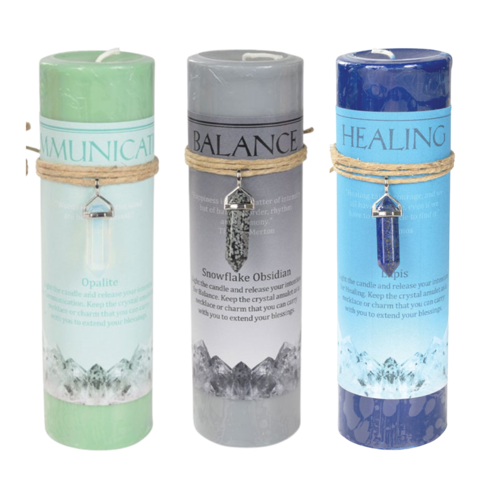 Benjamin International Crystal Energy Candles