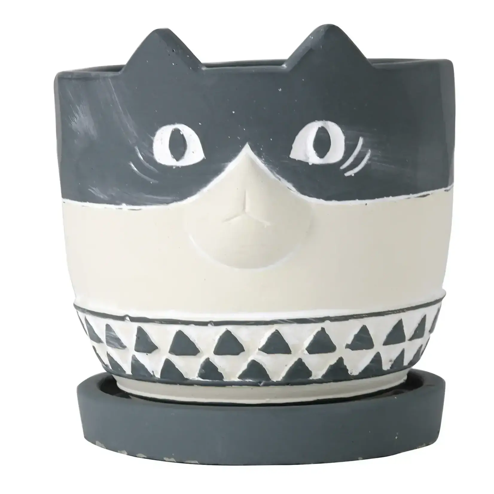 Time Concept Cat Planter