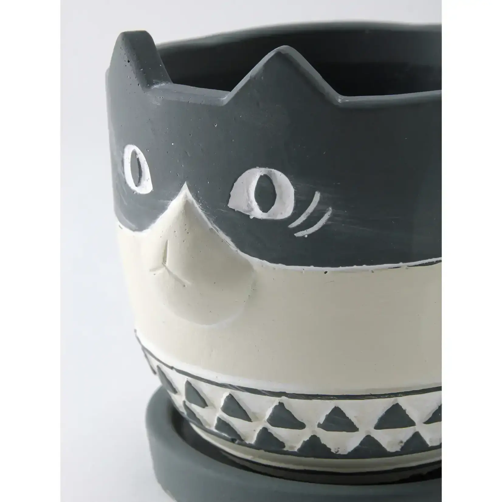 Time Concept Cat Planter